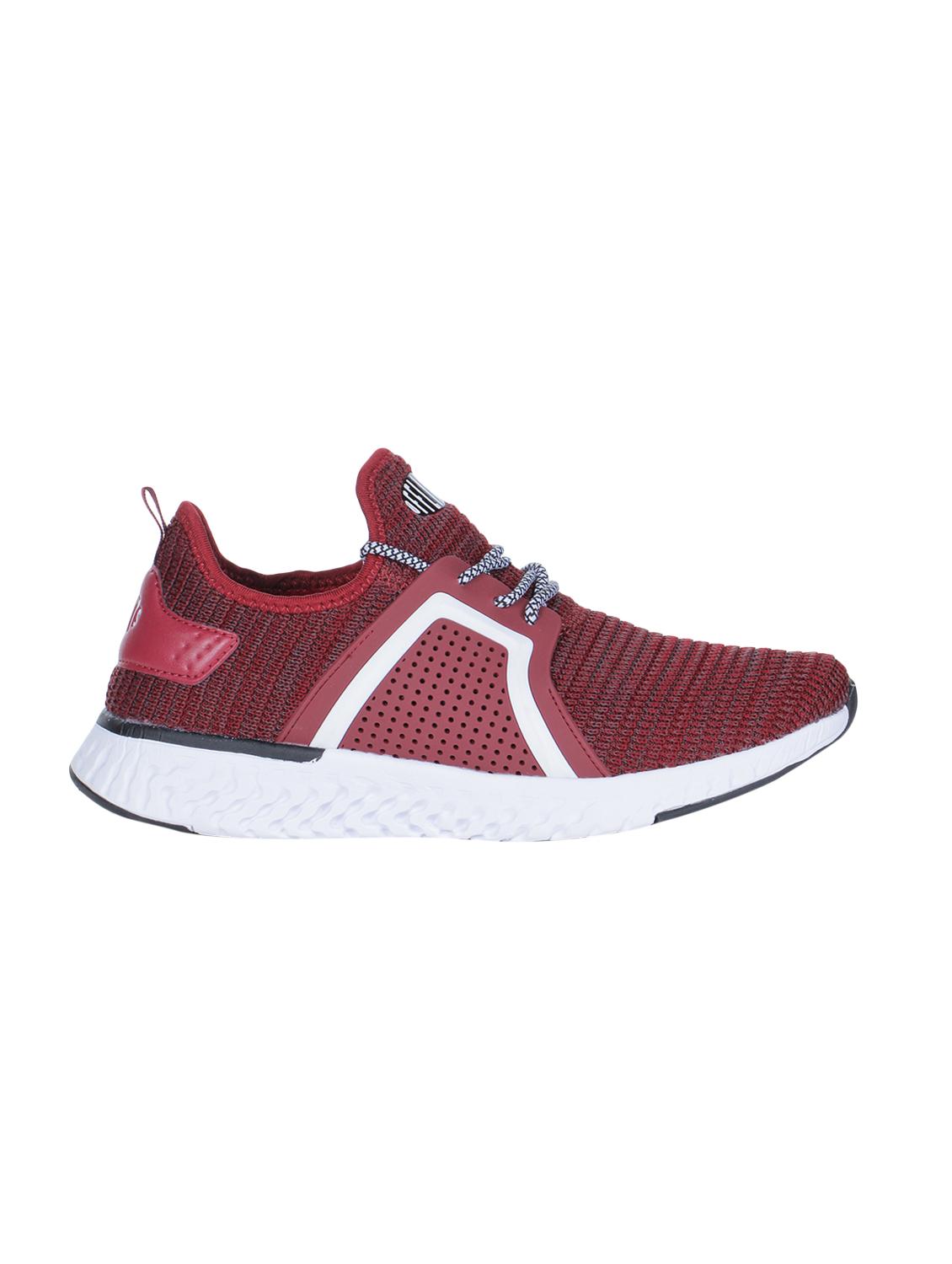 maroon fabric sport shoes - 15883165 - Zoom Image - 2