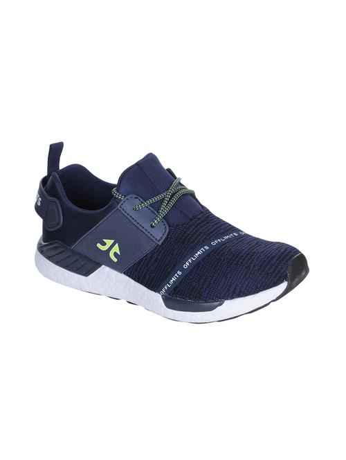 navy fabric sport shoes - 15883172 - Standard Image - 1