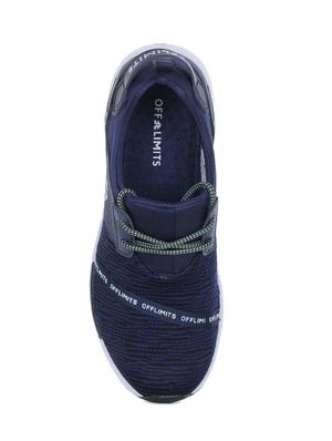 navy fabric sport shoes - 15883172 - Standard Image - 4
