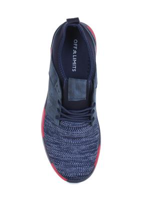 navy fabric sport shoes - 15883176 - Standard Image - 4