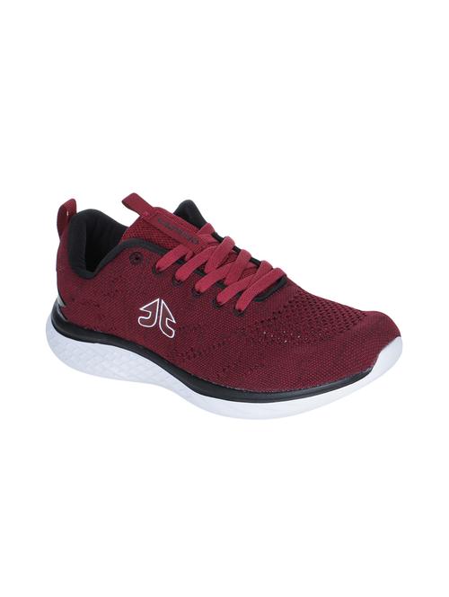 maroon fabric sport shoes - 15883177 - Standard Image - 1