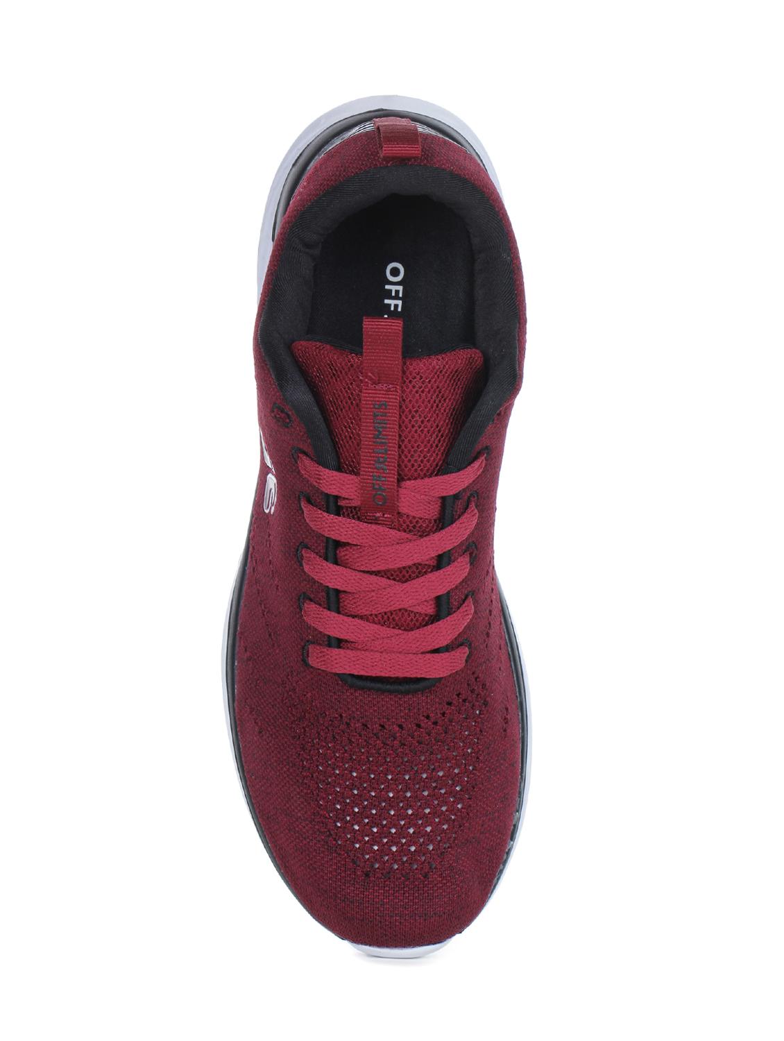 maroon fabric sport shoes - 15883177 - Zoom Image - 4