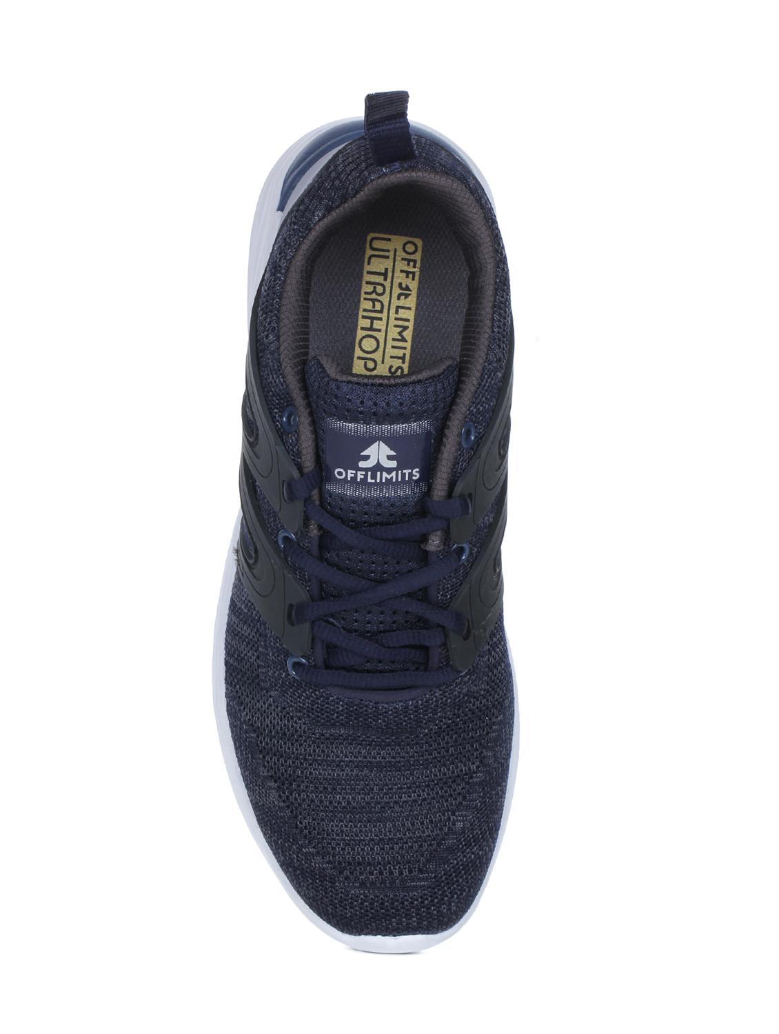 navy fabric sport shoes - 15883192 - Zoom Image - 4