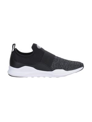 black fabric slip on sport shoes - 15883199 - Standard Image - 2