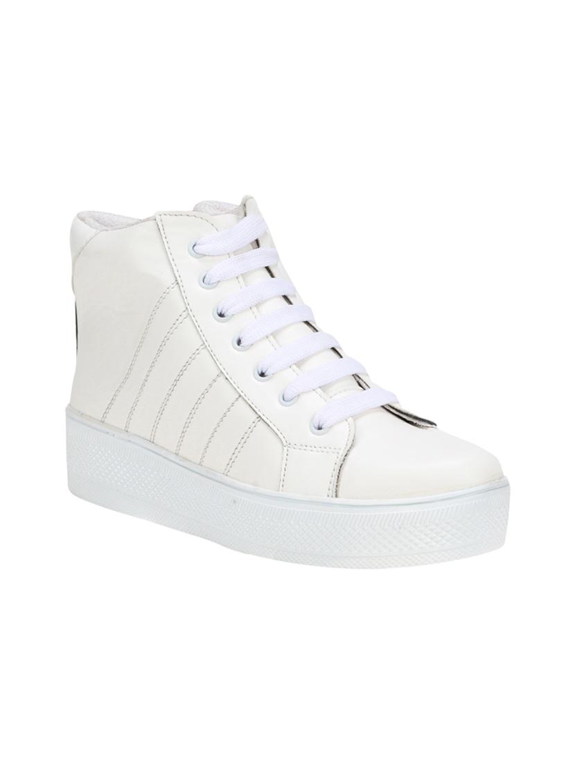 white lace-up sneakers - 15883798 - Zoom Image - 1