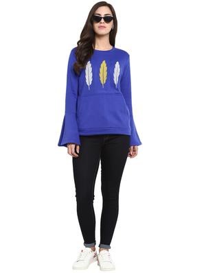 graphic print bell sleeved sweatshirt - 15884270 - Standard Image - 4