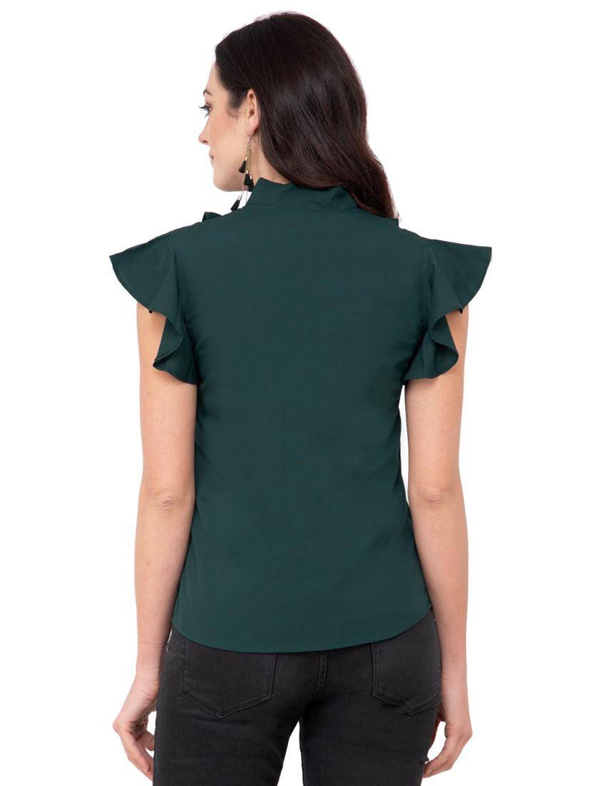 frill detail bow detail top - 15884770 - Zoom Image - 3