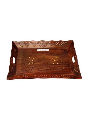 wooden serving tray set of 2 - 15887816 - Standard Image - 3