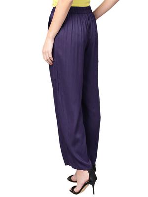 pleated front straight palazzo - 15887817 - Standard Image - 3