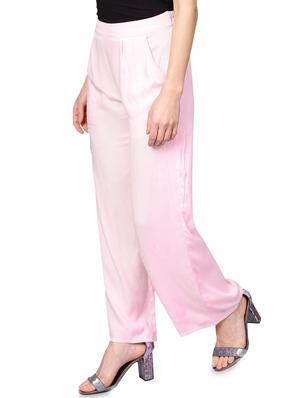 pleated front straight palazzo - 15887818 - Standard Image - 2