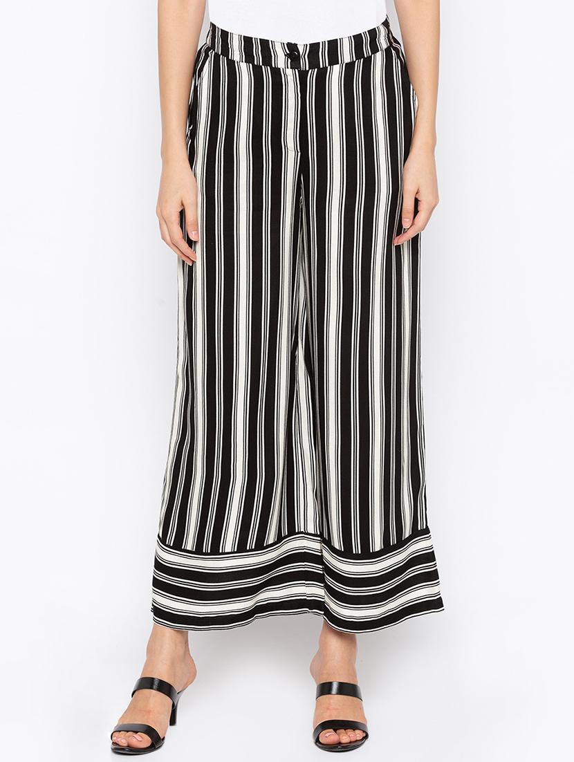 striped wide legs trouser - 15890275 - Zoom Image - 1