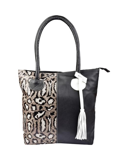 multi colored leather regular tote - 15890372 - Standard Image - 1