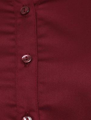 maroon formal shirt - 15890453 - Standard Image - 4