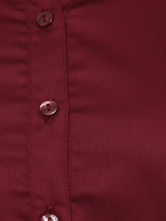 maroon formal shirt - 15890453 - Zoom Image - 4