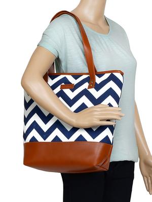 blue canvas regular tote - 15892452 - Standard Image - 5