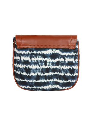 blue canvas regular sling bag - 15892631 - Standard Image - 2