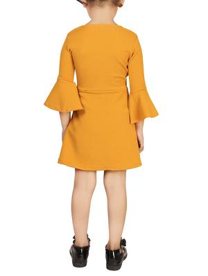 yellow cotton frock - 15893051 - Standard Image - 3