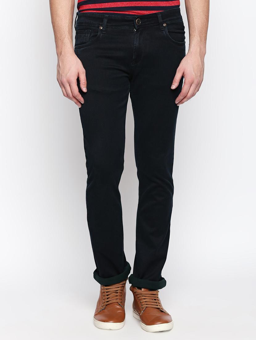 green cotton blend plain jeans - 15893212 - Zoom Image - 1