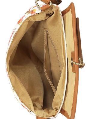 white canvas regular sling bag - 15893298 - Standard Image - 3