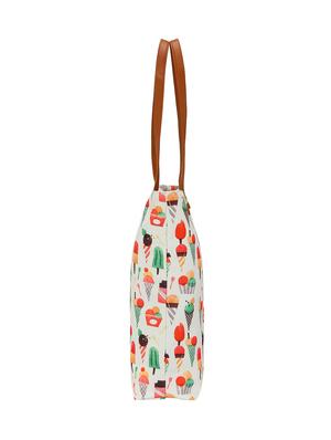 white canvas regular shopping bag - 15893372 - Standard Image - 4