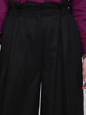 wide leg pleated trouser - 15894252 - Standard Image - 5