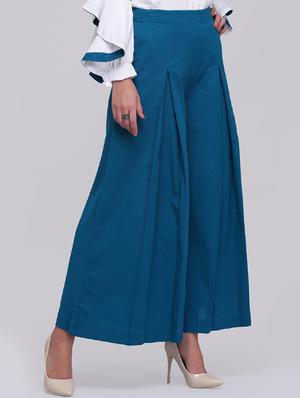 high waist pleated trouser - 15894256 - Standard Image - 2