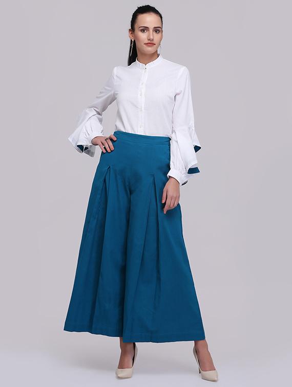 high waist pleated trouser - 15894256 - Zoom Image - 4