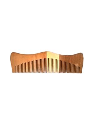 desi karigar brown wooden hair comb - set of 2 - 15894919 - Standard Image - 3