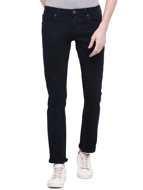 green cotton plain jeans - 15896706 - Standard Image - 1