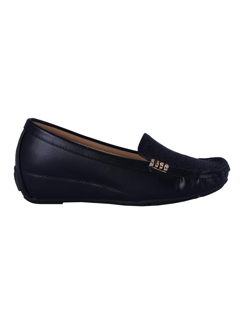 black slip on loafers - 15897244 - Zoom Image - 2