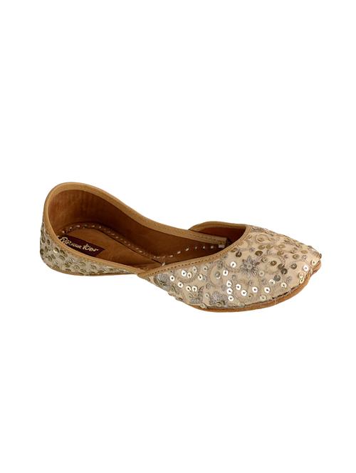 gold slip on jutis - 15897353 - Standard Image - 1