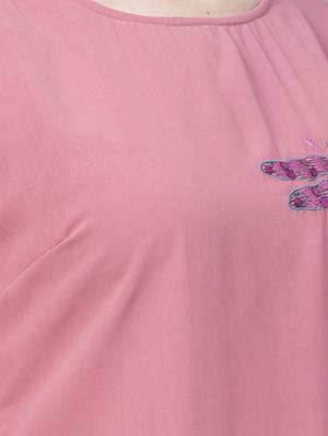 bell sleeved sequined a-line dress - 15898242 - Standard Image - 4