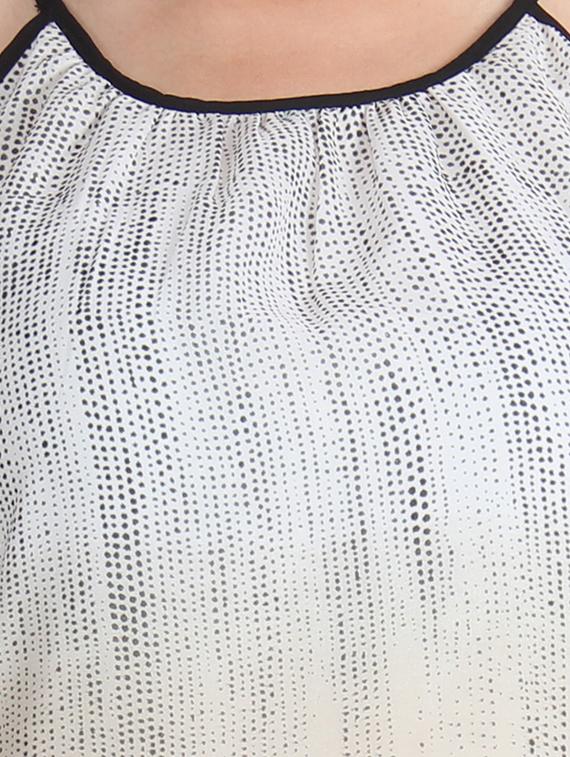 contrast piping detail floral dress - 15898794 - Zoom Image - 5