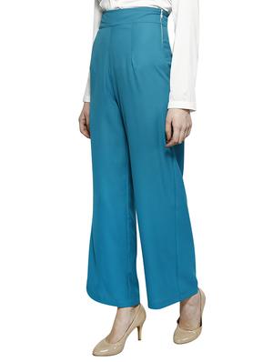 high-rise blue trouser - 15899181 - Standard Image - 2