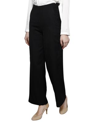 ink black high-rise trousers - 15899182 - Standard Image - 2