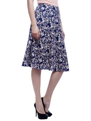 floral flared skirt - 15900253 - Standard Image - 2