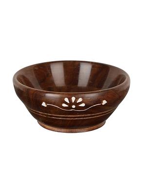 desi karigar brown wooden bowls - set of 3 - 15900280 - Standard Image - 4