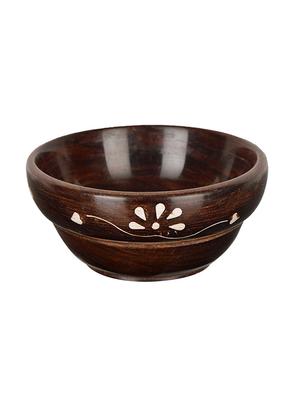 desi karigar brown wooden bowls - set of 3 - 15900280 - Standard Image - 5
