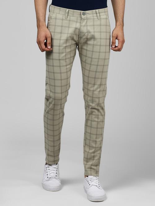 beige cotton chinos - 15900719 - Standard Image - 1