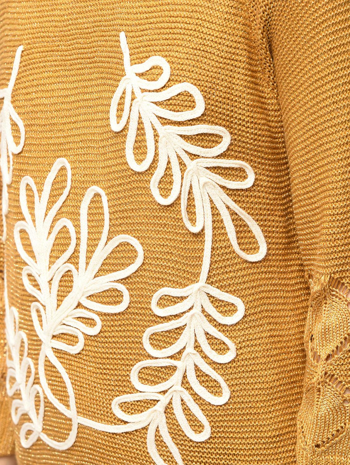 lace detail ribbed pullover - 15900930 - Zoom Image - 6