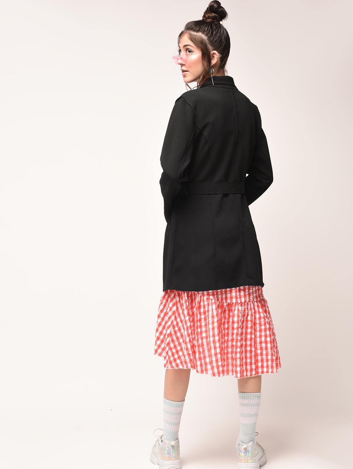 tie belted trench coat - 15900953 - Zoom Image - 4