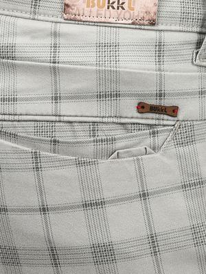 grey cotton chinos - 15901346 - Standard Image - 5