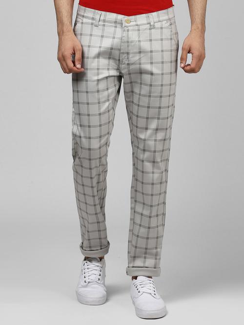 beige cotton chinos - 15901350 - Standard Image - 1