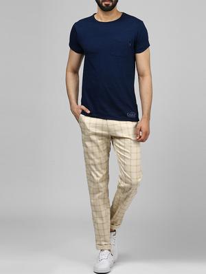 beige cotton chinos - 15901351 - Standard Image - 4