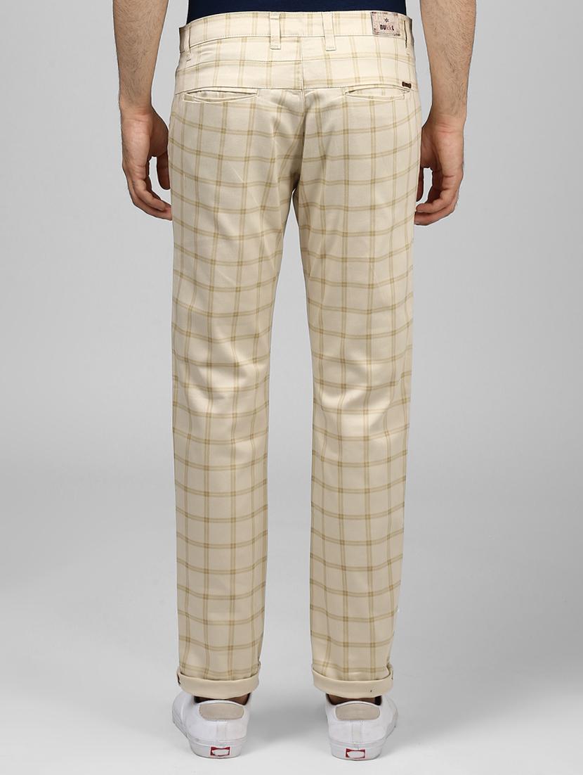 beige cotton chinos - 15901351 - Zoom Image - 3