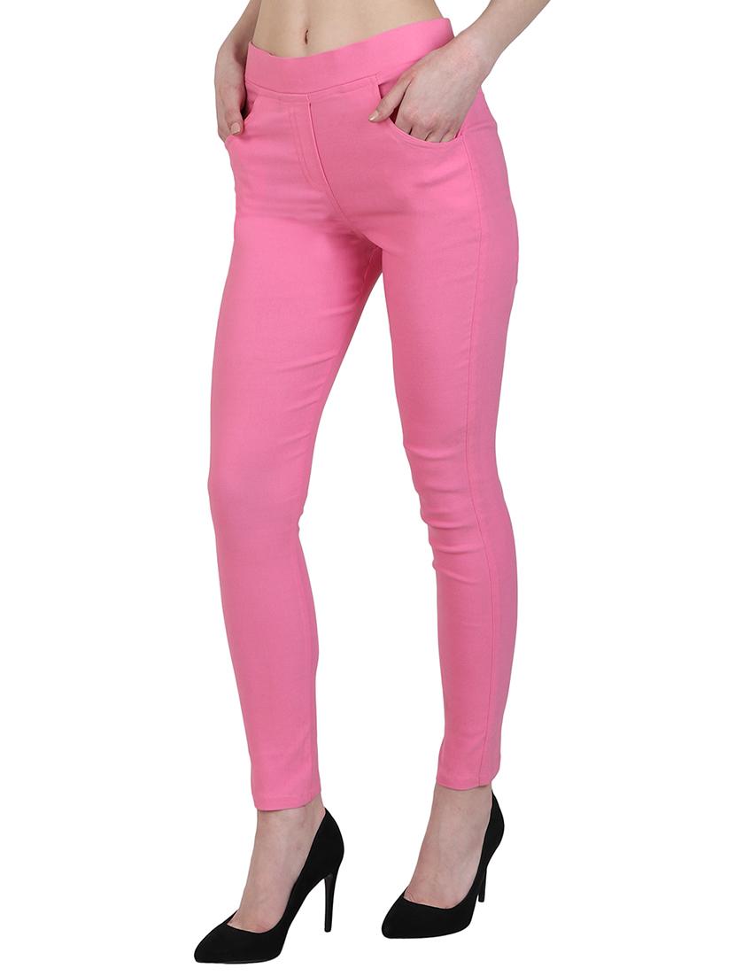 high waist solid jegging - 15902332 - Zoom Image - 2