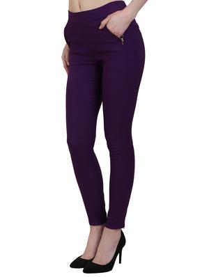 zipper detail high waist jegging - 15902355 - Standard Image - 2