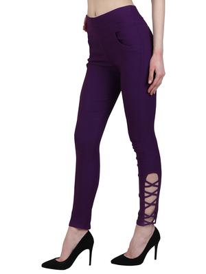 criss-cross detail mid waist jegging - 15902357 - Standard Image - 2