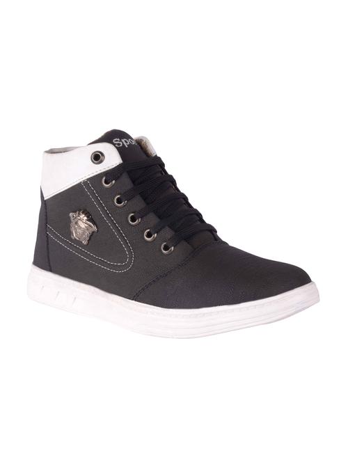black canvas lace up sneakers - 15902470 - Very Small Image - 1