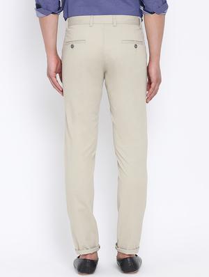 grey cotton chinos - 15902920 - Standard Image - 3